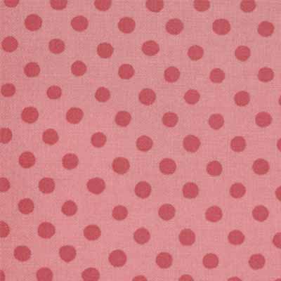 Moda Momo's Wonderland 32108-11 Pink Dot Cotton Fabric-momo's, wonderland, cotton, fabric, moda, sewing, whimsical, patchwork, pink, dot