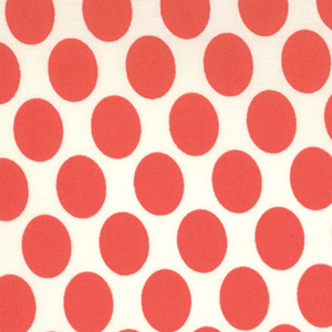 Momo's It's A Hoot Marshmallow Cherry Dots Cotton Fabric 32375-12-