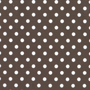 Michael Miller Dumb Dot Brown Cotton Fabric- 

Michael Miller, dot, dumb, cotton, fabric, brown, white
