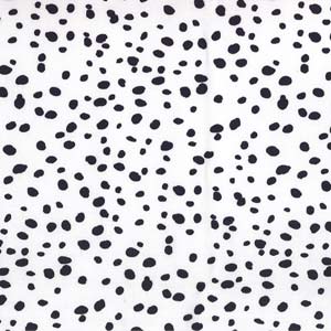 Michael Miller Spot The Dog Dalmation Black White Dot Cotton Fabric-Michael Miller Spot The Dog Dalmation Black White Dot Cotton Fabric