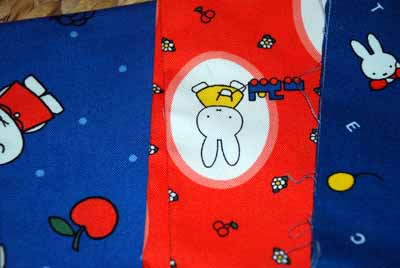 Miffy & Friends European Japanese Cotton Canvas FQ Bundle-Miffy, fabric, blue, orange, yellow, bunnies, trees, kids, children, cotton, japanese, european, dut