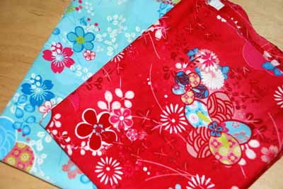 Euro-Asian Oilily-Style Printed Cotton Corduroy Fabric Bundle-European, Asian, cotton, corduroy, pink, blue, oilily