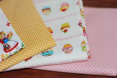 Japanese FQ Mixer 3 Kawaii Cute Bundle-japanese, import, cotton, fabric, fairytale, princess, castles, pink, girls, clothing, sewing, quilt